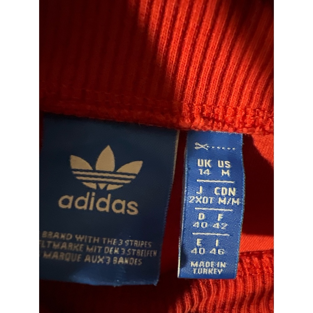 Adidas Red Garment with Blue Label - Picture 3 of 3
